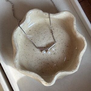 Sterling Silver Pearl Necklace